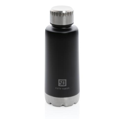 Promotional Stainless Steel Metal Leakproof Vacuum Bottle 350ml Black