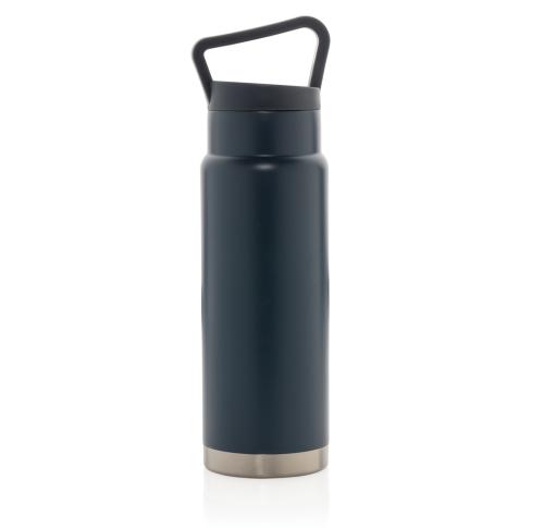 Branded Leakproof Vacuum On-the-go Water Bottles With Handle - Blue