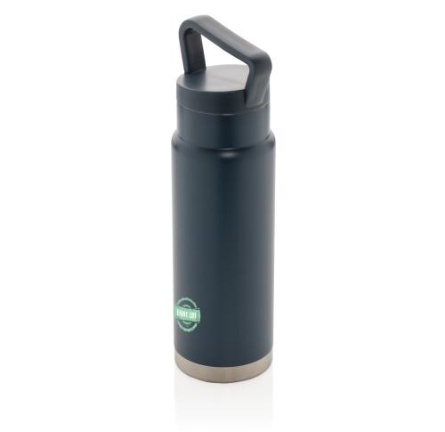 Branded Leakproof Vacuum On-the-go Water Bottles With Handle - Blue