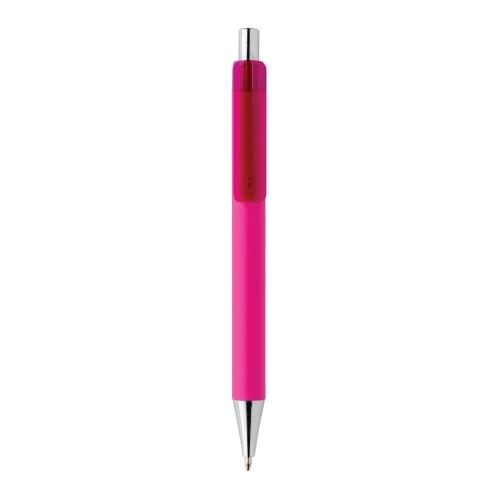 Promotional Smooth Touch Pen X8 Pink