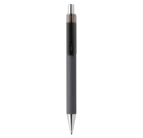 Custom Business Smooth Touch Pen Grey X8