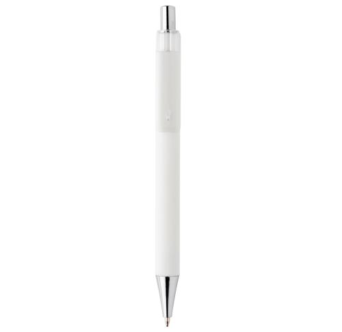 Promotional Printed Smooth Touch Pen White X8