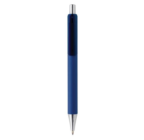 Printed Smooth Touch Pen Navy Blue X8