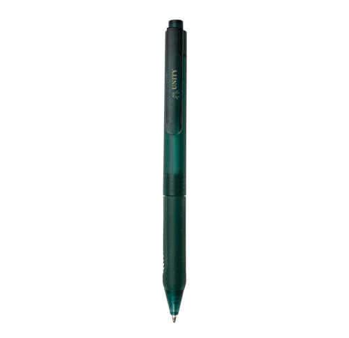 Promotional Printed Green X9 Frosted Pens With Silicone Grip