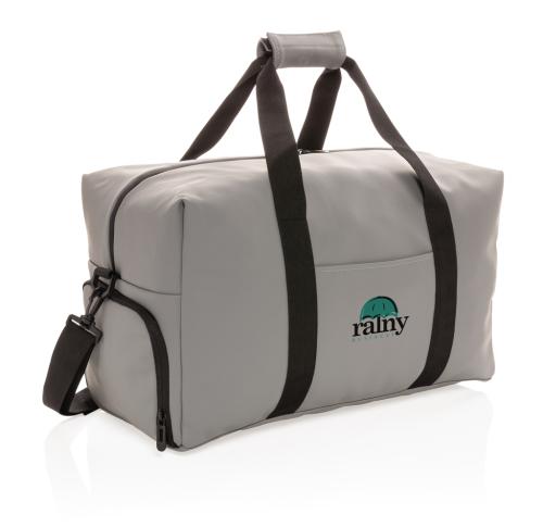 Weekend Gym Duffle Bags Smooth PU - Grey