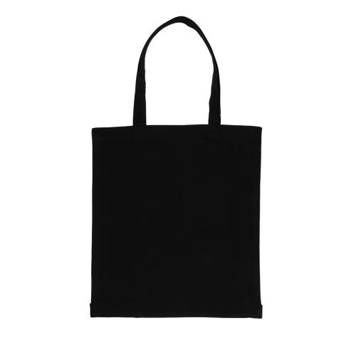 Promotional Printed Recycled Cotton Tote Bags W/bottom 145g Impact AWARE™ Black