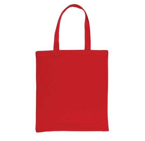 Printed Logo Recycled Cotton Tote Bags W/bottom 145g Impact AWARE™ Red