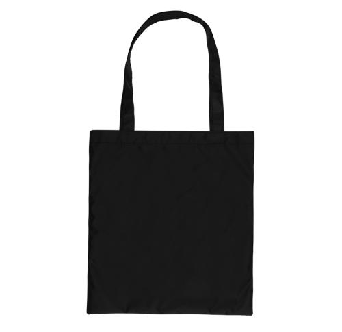 Printed Eco Recycled RPET 190T Tote Bags Impact AWARE™ Black