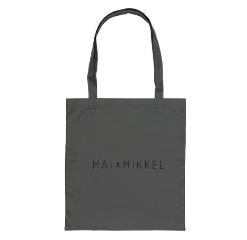 Promotional Recycled Tote Bags Impact AWARE™ RPET 190T Anthracite