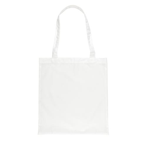 Custom Printed Eco Recycled RPET 190T Tote Bags Impact AWARE™ White