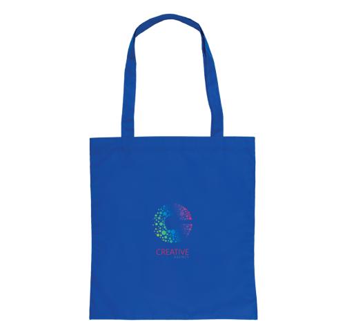 Custom Printed Eco Recycled RPET 190T Tote Bags Impact AWARE™ Blue