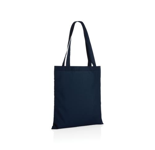 Custom Printed Eco Recycled RPET 190T Tote Bags Impact AWARE™ Navy Blue