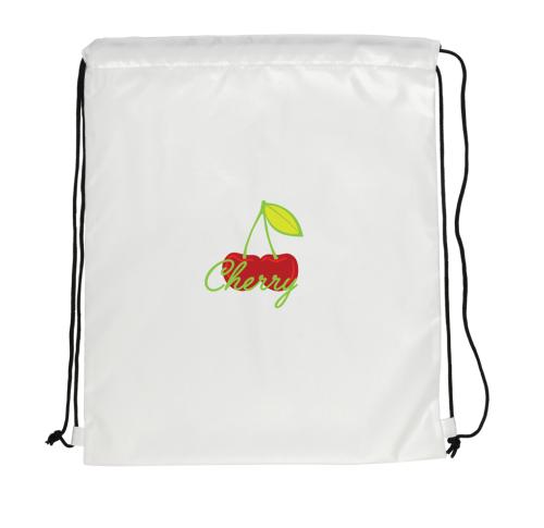 Promotional Recycled Drawstring Bag Impact AWARE™ RPET 190T White