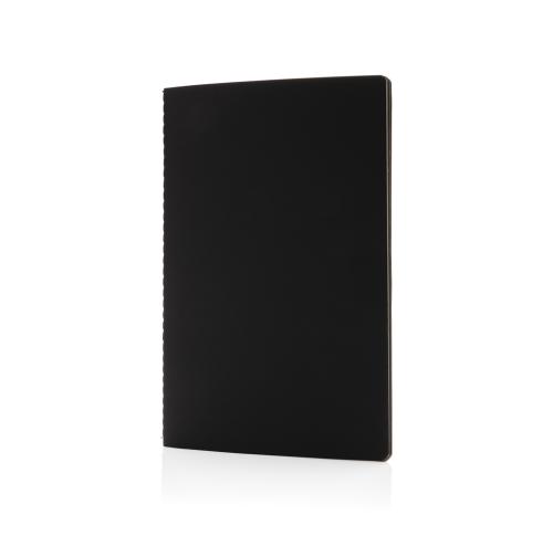 Softcover PU notebook with coloured edge