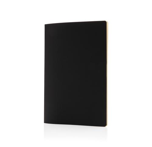 Softcover PU notebook with coloured edge