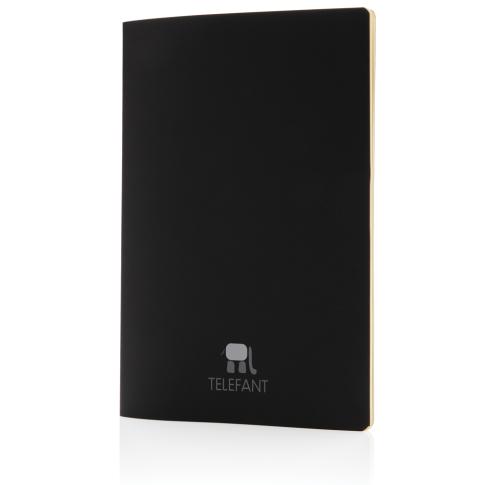 Softcover PU notebook with coloured edge