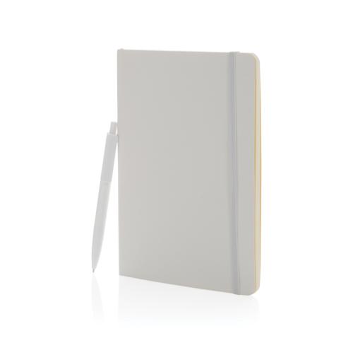 Antimicrobial A5 softcover notebook and pen set