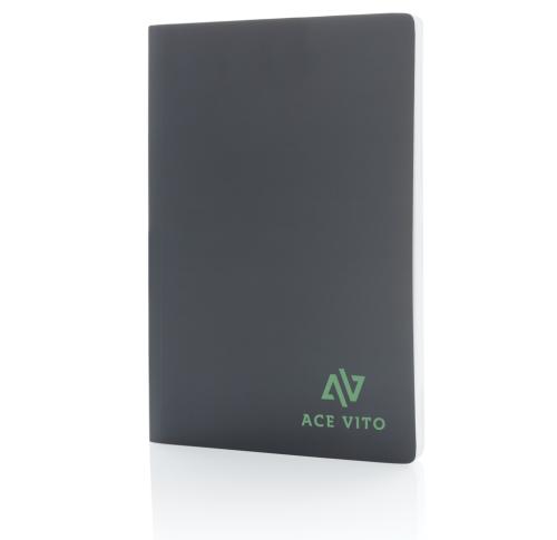 Custom Stone Paper Notebooks A5S Softcover Anthracite 
