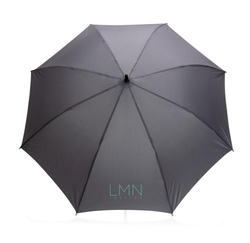 Promotional Printed Recycled Umbrellas Auto Opening Bamboo Impact AWARE™ 23