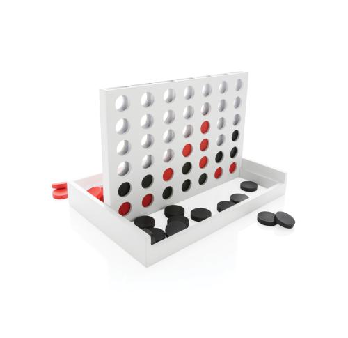 Connect four wooden game