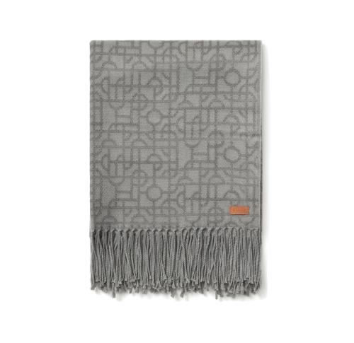 Eco Friendly Branded Geometric Blanket VINGA Verso 