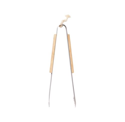 Branded Wooden Stainless Steel BBQ Tongs VINGA Paso Grill Tongs