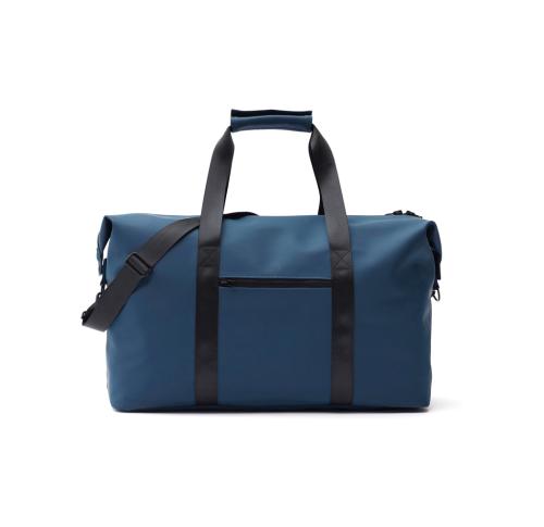 Luxury Weekend Bags Faux Nubuck Leather Blue VINGA Baltimore