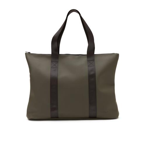 Zippered Tote Bag PU Nubuck VINGA Baltimore Green