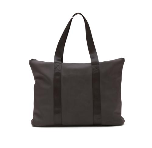 Zippered Tote Bag PU Nubuck VINGA Baltimore Black