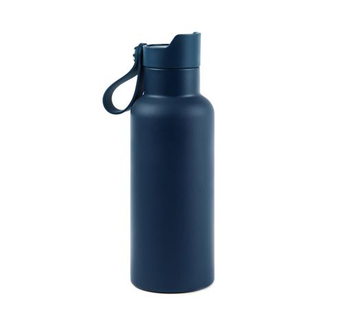 Branded Stainless Steel Metal Thermo Bottle 500ml VINGA Balti Blue