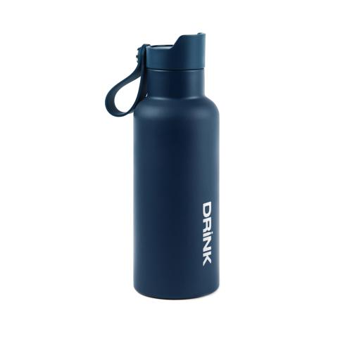 Branded Stainless Steel Metal Thermo Bottle 500ml VINGA Balti Blue