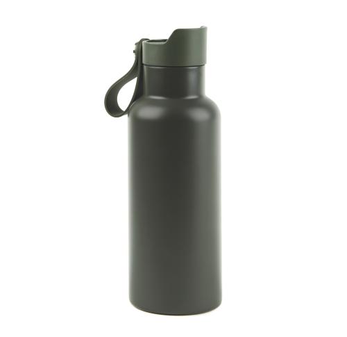 Branded Stainless Steel Metal Thermo Bottle 500ml VINGA Balti Green