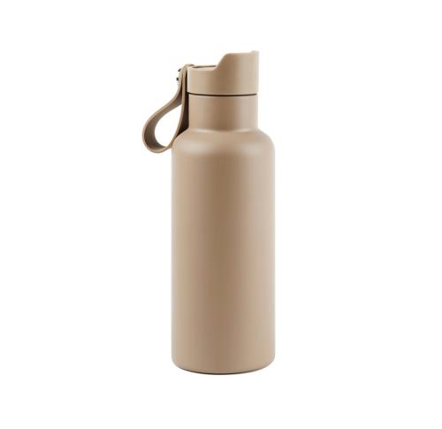 Branded Stainless Steel Metal Thermo Bottle 500ml VINGA Balti Beige