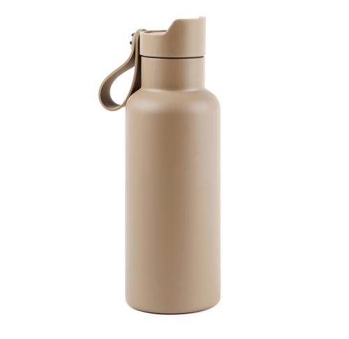 Branded Stainless Steel Metal Thermo Bottle 500ml VINGA Balti Beige