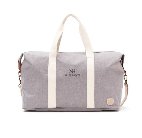 Luxury Custom Recycled Weekend Bags VINGA RPET Sortino Grey