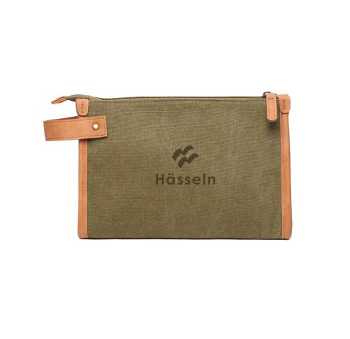Custom Eco Recycled Wash Bag VINGA Bosler Green