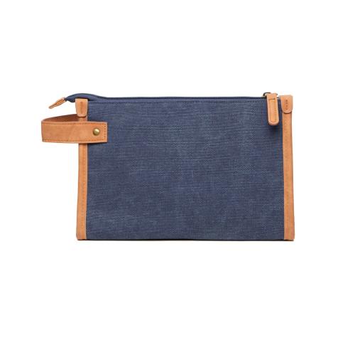 Promotional Eco Wash Bags Toiletry Bags VINGA Bosler Navy