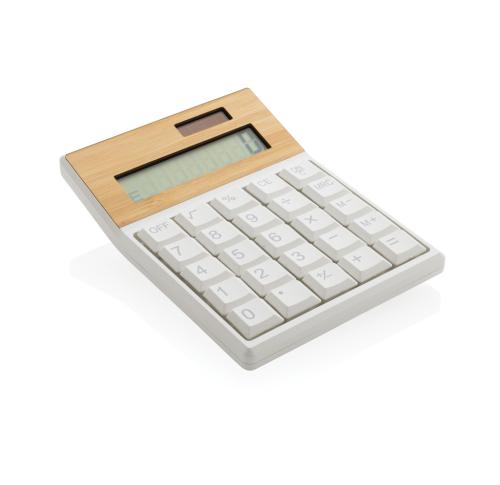 Branded Eco Recycled Plastic And Bamboo Desktop Utah RCSp Calculators