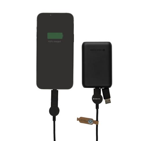 Oakland RCS recycled plastic 6-in-1 fast charging 45W cable