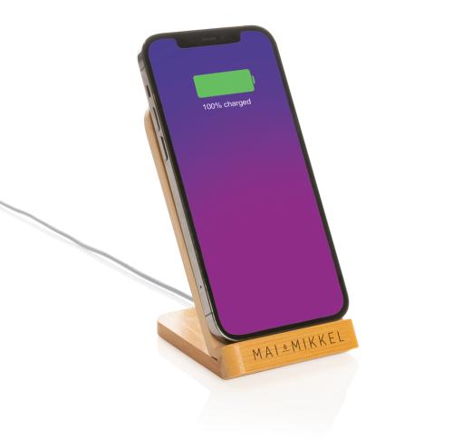 Bamboo 5W wireless charging stand
