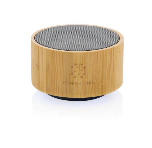 RCS recycled plastic and bamboo 3W wireless speaker