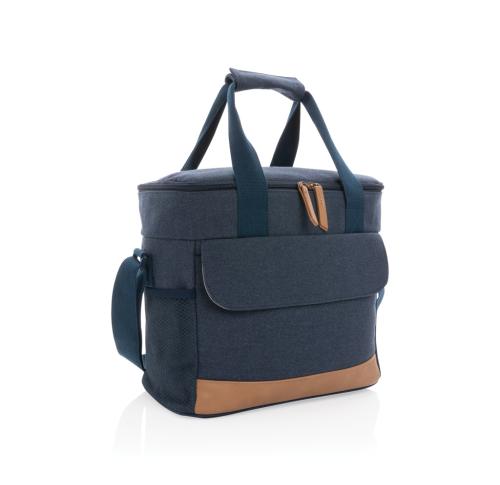 Luxury Branded Eco Cooler Bags Blue Impact AWARE™ 16 Oz. Rcanvas 