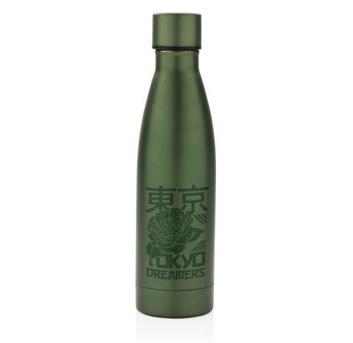 Promotional RCS Recycled Stainless Steel Solid Vacuum Bottle - Green