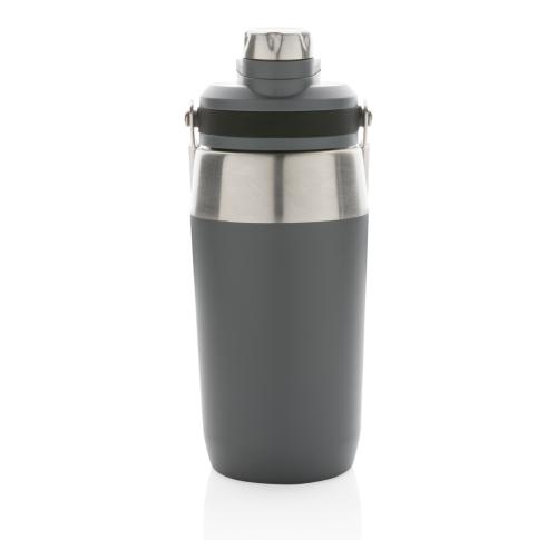 Custom Vacuum Stainless Steel Dual Function Lid Bottles 500ml Anthracite