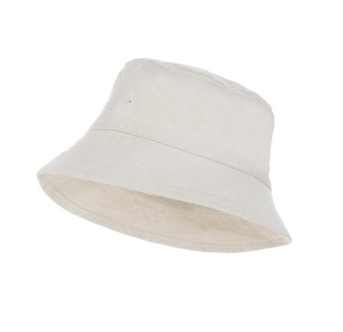 Printed 285 Gsm Recycled Canvas Festival Bucket Hats Undyed Impact Aware™ - Soft White