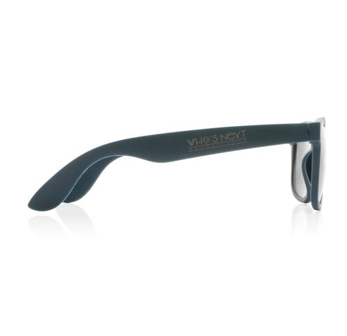 Branded GRS Recycled PP Plastic Sunglasses - Navy