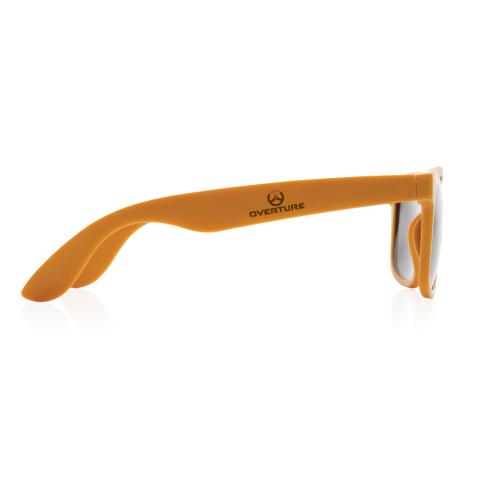 Printed GRS Recycled PP Plastic Sunglasses - Brown