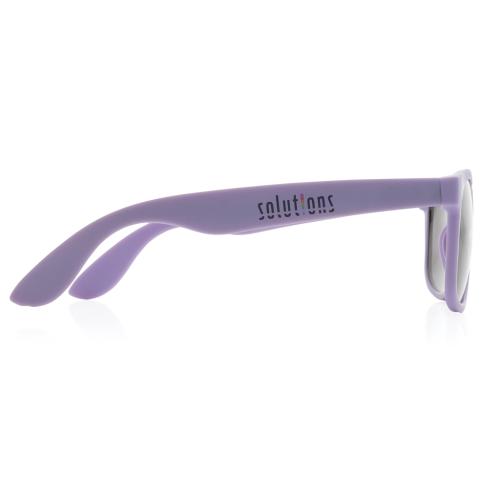 Promotional Eco GRS Recycled PP Plastic Sunglasses - Purple