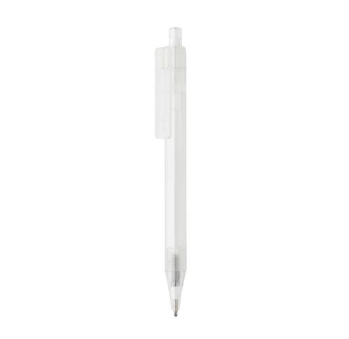 Promotional Recycled Transparent Pen GRS RPET X8 White