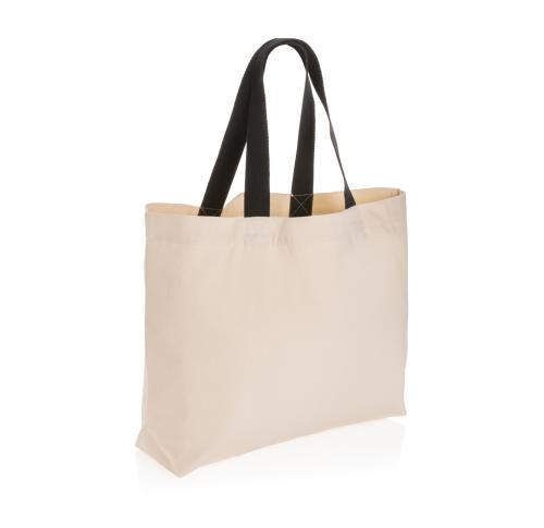 Printed  Recycled Large Canvas Tote Bag Undyed Impact  240 GsmAware™ - Natural